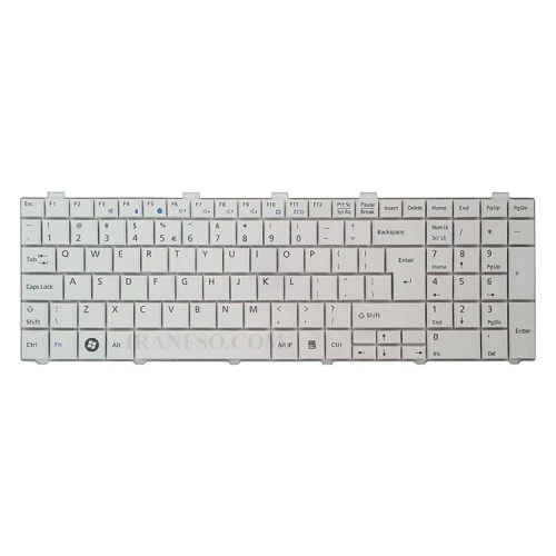 کیبرد لپ تاپ فوجیتسو Lifebook AH530 سفید