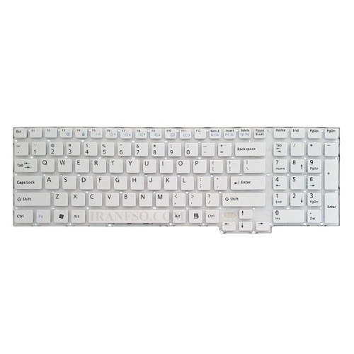 کیبرد لپ تاپ فوجیتسو Lifebook AH532 سفید-اینترکوچک بدون فریم