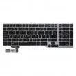 کیبرد لپ تاپ فوجیتسو Lifebook AH544 مشکی با موس-با فریم نقره ای