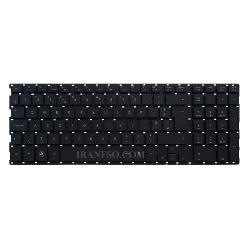 کیبرد لپ تاپ اچ پی ProBook 4510-4710 مشکی-اینتربزرگ بدون فریم