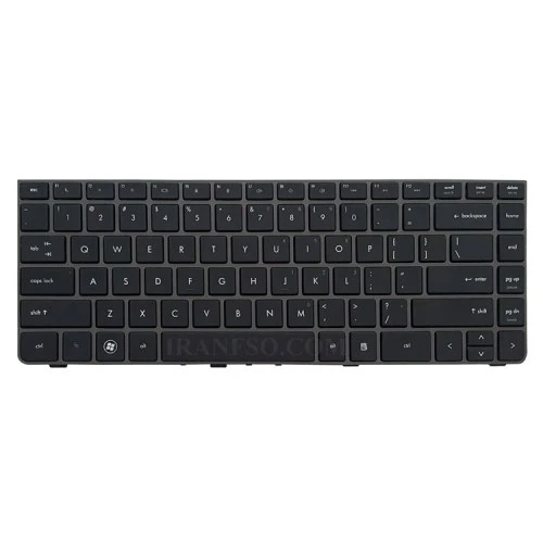 کیبرد لپ تاپ اچ پی ProBook 4330 مشکی-اینترکوچک با فریم نوک مدادی
