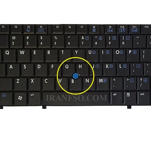 کیبرد لپ تاپ اچ پی Compaq 6910 مشکی-با موس