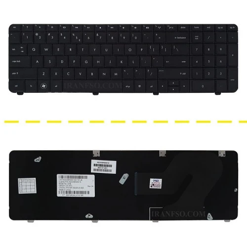 کیبرد لپ تاپ اچ پی Compaq G72-CQ72 مشکی