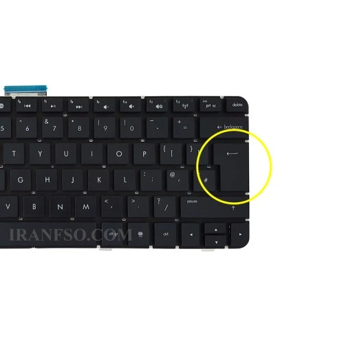 کیبرد لپ تاپ اچ پی Pavilion DV3-4000 مشکی-اینتربزرگ بدون فریم
