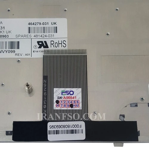 کیبرد لپ تاپ اچ پی Compaq NX7400-NX7300-NC620 مشکی-بدون موس