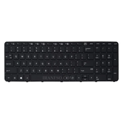 کیبرد لپ تاپ اچ پی Probook 450-G3 مشکی-اینترکوچک بافریم
