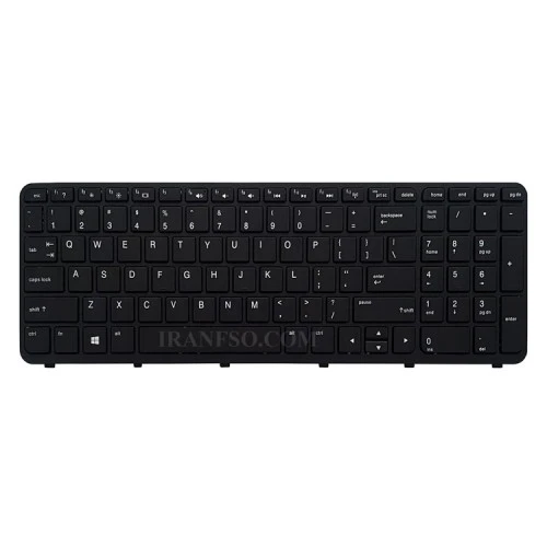 کیبرد لپ تاپ اچ پی ProBook 350-G2 مشکی-اینترکوچک با فریم