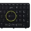 کیبرد لپ تاپ اچ پی ProBook 350-G2 مشکی-اینترکوچک با فریم