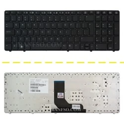 کیبرد لپ تاپ اچ پی EliteBook 8560P مشکی-با فریم