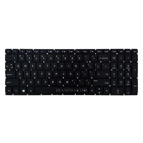 کیبرد لپ تاپ اچ پی Pavilion 250-G4_15-AC 15-AY مشکی-اینترکوچک بدون فریم