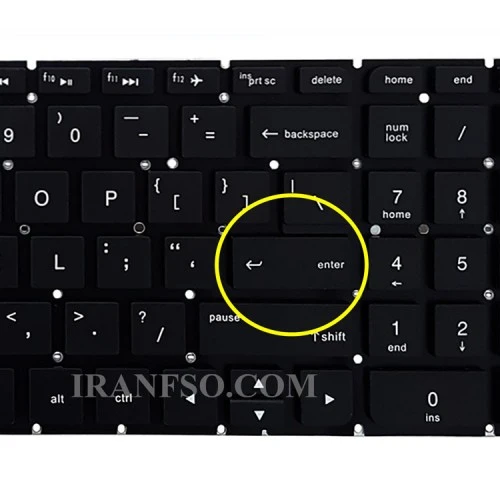کیبرد لپ تاپ اچ پی Pavilion 250-G4_15-AC 15-AY مشکی-اینترکوچک بدون فریم