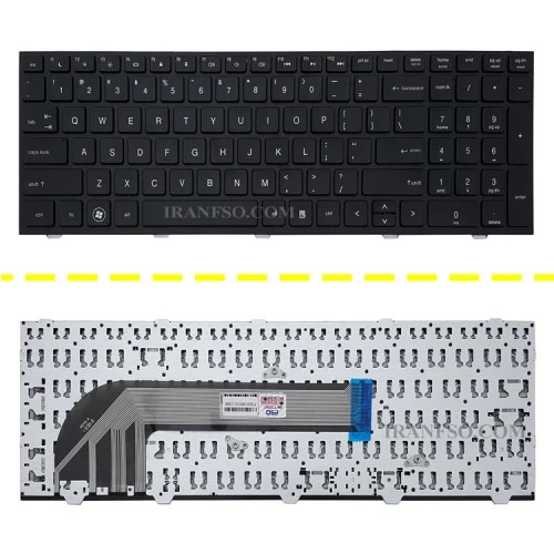 کیبرد لپ تاپ اچ پی ProBook 4540 مشکی-اینترکوچک با فریم