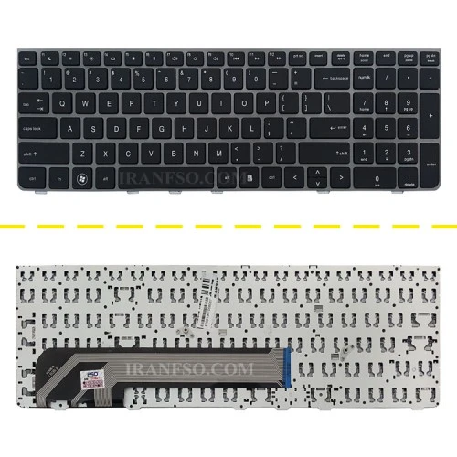 کیبرد لپ تاپ اچ پی ProBook 4530 مشکی-بافریم نوک مدادی