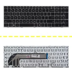 کیبرد لپ تاپ اچ پی ProBook 4540 مشکی-با فریم نوک مدادی