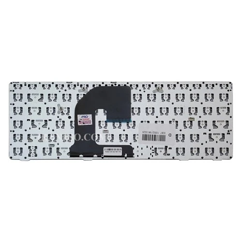 کیبرد لپ تاپ اچ پی EliteBook 8460B-6460B مشکی-بدون موس با فریم نقره ای