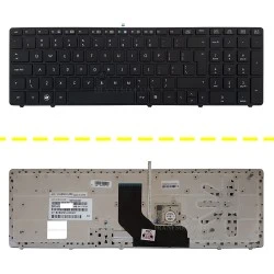 کیبرد لپ تاپ اچ پی EliteBook 8560P مشکی-با موس و فریم