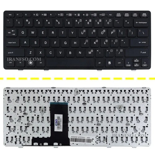 کیبرد لپ تاپ اچ پی EliteBook 2560 مشکی بافریم مشکی