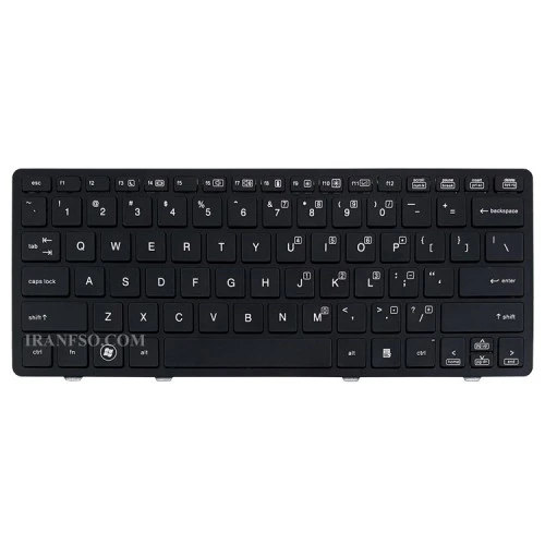 کیبرد لپ تاپ اچ پی EliteBook 2560 مشکی بافریم مشکی