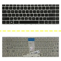 کیبرد لپ تاپ اچ پی 240G6 مشکی-اینترکوچک بدون فریم