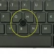 کیبرد لپ تاپ اچ پی EliteBook 8770W مشکی-با موس-با فریم