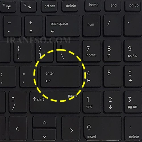 کیبرد لپ تاپ اچ پی ProBook 650 G4 مشکی-با فریم