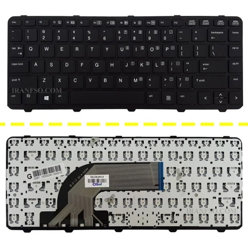 کیبرد لپ تاپ اچ پی ProBook 440 G1 مشکی با فریم