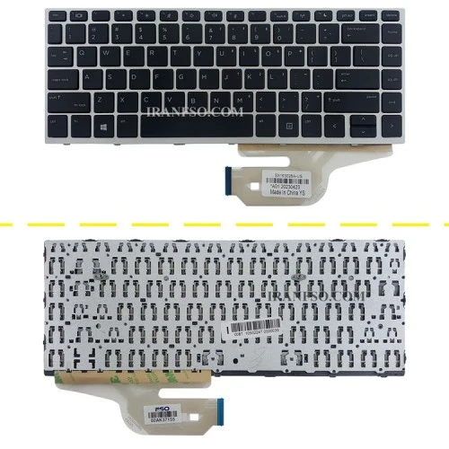 کیبرد لپ تاپ اچ پی ProBook 440 G5 مشکی-با فریم نقره ای