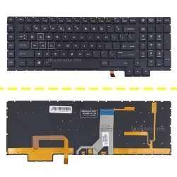 کیبرد لپ تاپ اچ پی Omen 17-AN_RGB مشکی با بک لایت-بدون فریم