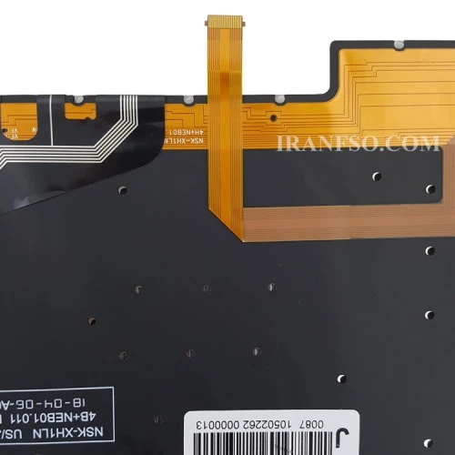 کیبرد لپ تاپ اچ پی Omen 17-AN_RGB مشکی با بک لایت-بدون فریم