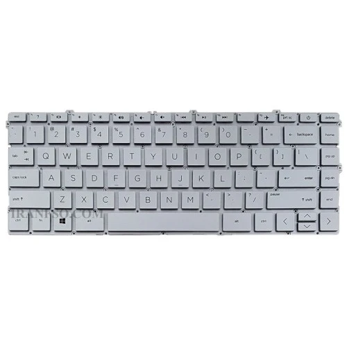 کیبرد لپ تاپ اچ پی Paviliom X360 14-DW نقره ای