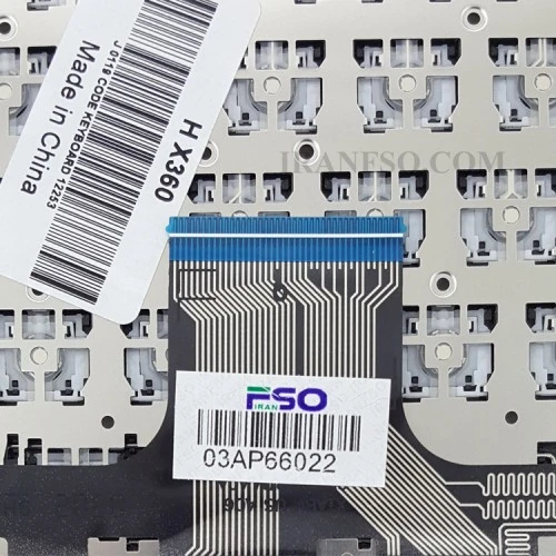 کیبرد لپ تاپ اچ پی Paviliom X360 14-DW نقره ای