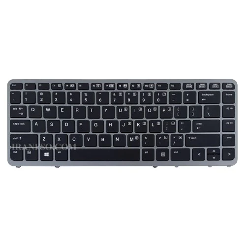کیبرد لپ تاپ اچ پی EliteBook 840 G1 مشکی-بدون موس-بافریم نوک مدادی