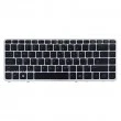 کیبرد لپ تاپ اچ پی EliteBook 840 G1 مشکی-بدون موس-بافریم نقره ای