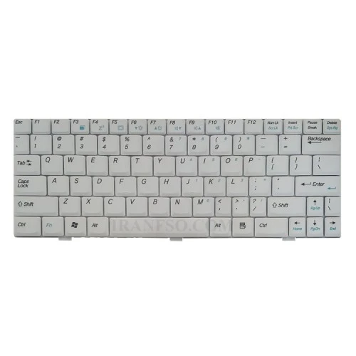 کیبرد لپ تاپ Hasse Q200 Averatec 1000-1020-1050 سفید