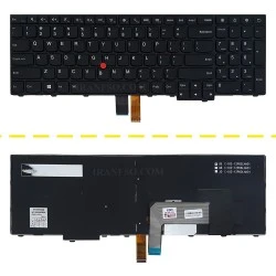 کیبرد لپ تاپ لنوو Thinkpad E531 مشکی-با بک لایت-با موس