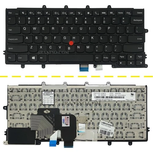 کیبرد لپ تاپ لنوو ThinkPad X240 مشکی-باموس-با فریم