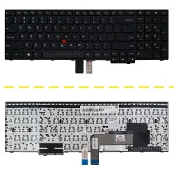 کیبرد لپ تاپ لنوو ThinkPad E550-E560 مشکی-با موس-بافریم