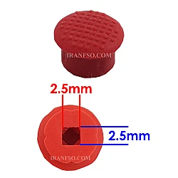 پلاستیک موس لپ تاپ 2.5x2.5mm کوچک