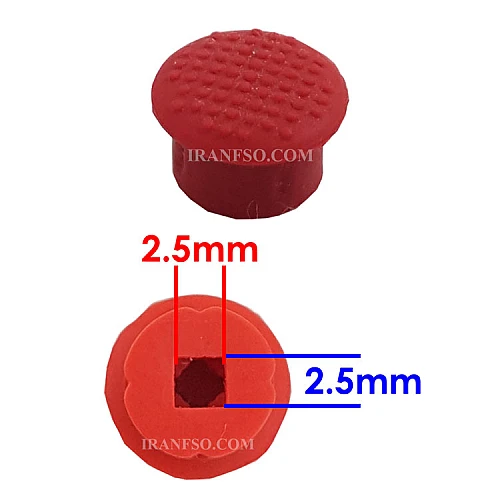 پلاستیک موس لپ تاپ 2.5x2.5mm کوچک