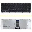کیبرد لپ تاپ لنوو IdeaPad G50-70 مشکی-بدون بک لایت-با فریم دست دوم
