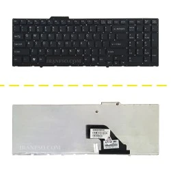 کیبرد لپ تاپ سونی VPCF11 مشکی-بدون بک لایت-بدون فریم