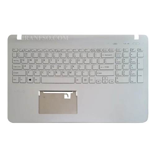کیبرد لپ تاپ سونی SVF152-153 سفید-با قاب C