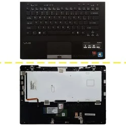 کیبرد لپ تاپ سونی VPCSA مشکی-با قاب C