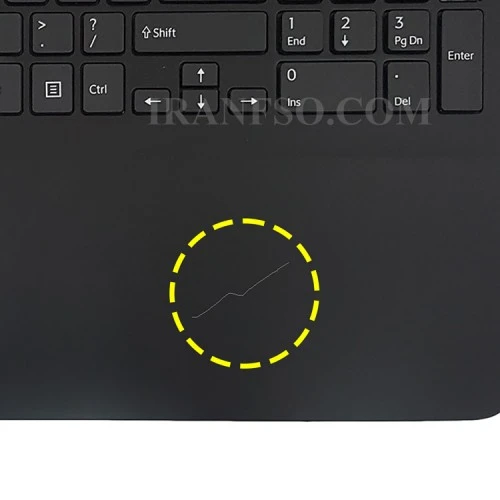 کیبرد لپ تاپ سونی SVF152-SVF153 مشکی-با قاب C خط و خش دار