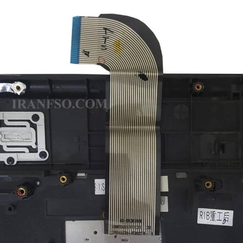 کیبرد لپ تاپ سامسونگ SF510-RF510 مشکی با قاب C نوک مدادی-نقره ای دست دوم