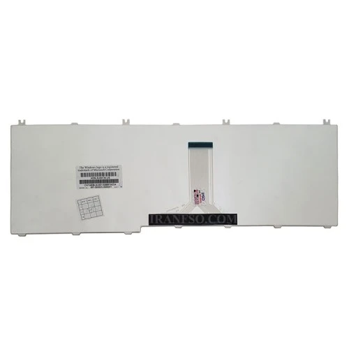 کیبرد لپ تاپ توشیبا Satellite C650 سفید