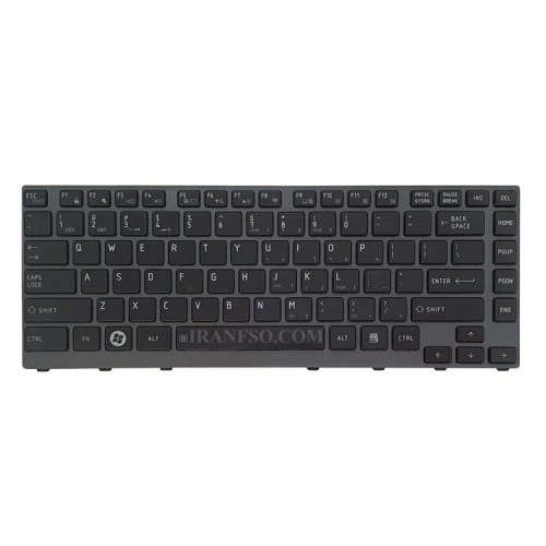 کیبرد لپ تاپ توشیبا Satellite M640 مشکی-با فریم طوسی