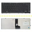 کیبرد لپ تاپ توشیبا Satellite M640 مشکی-با فریم طوسی