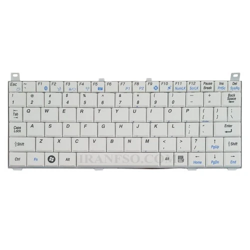 کیبرد لپ تاپ توشیبا Mini NB100 سفید