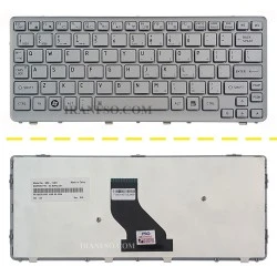 کیبرد لپ تاپ توشیبا Mini NB305 نقره ای